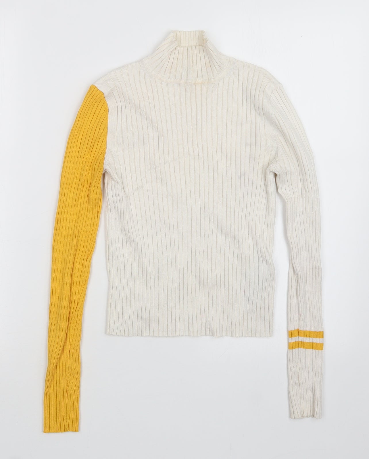 Zara Knit Womens White   Pullover Jumper Size M