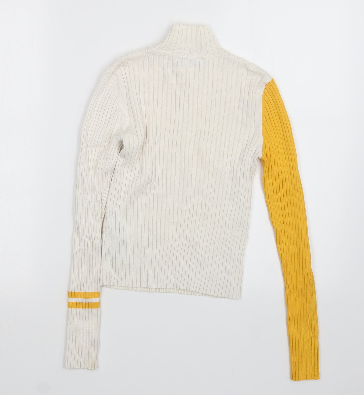 Zara Knit Womens White   Pullover Jumper Size M