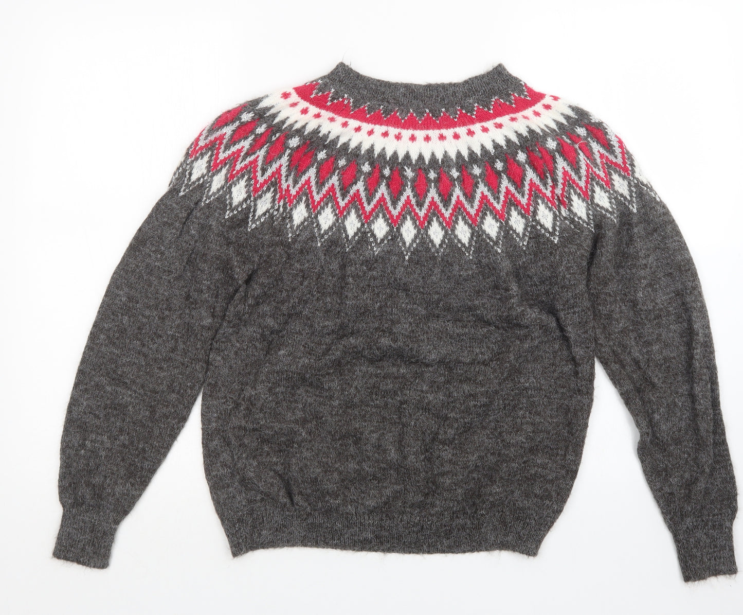 Peacocks Womens Grey  Knit Pullover Jumper Size S