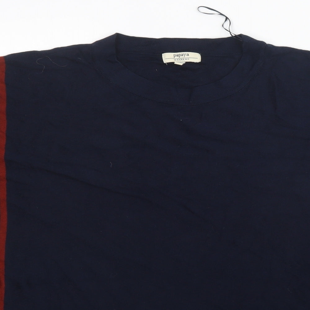 Papaya Womens Blue   Cape Jumper Size S
