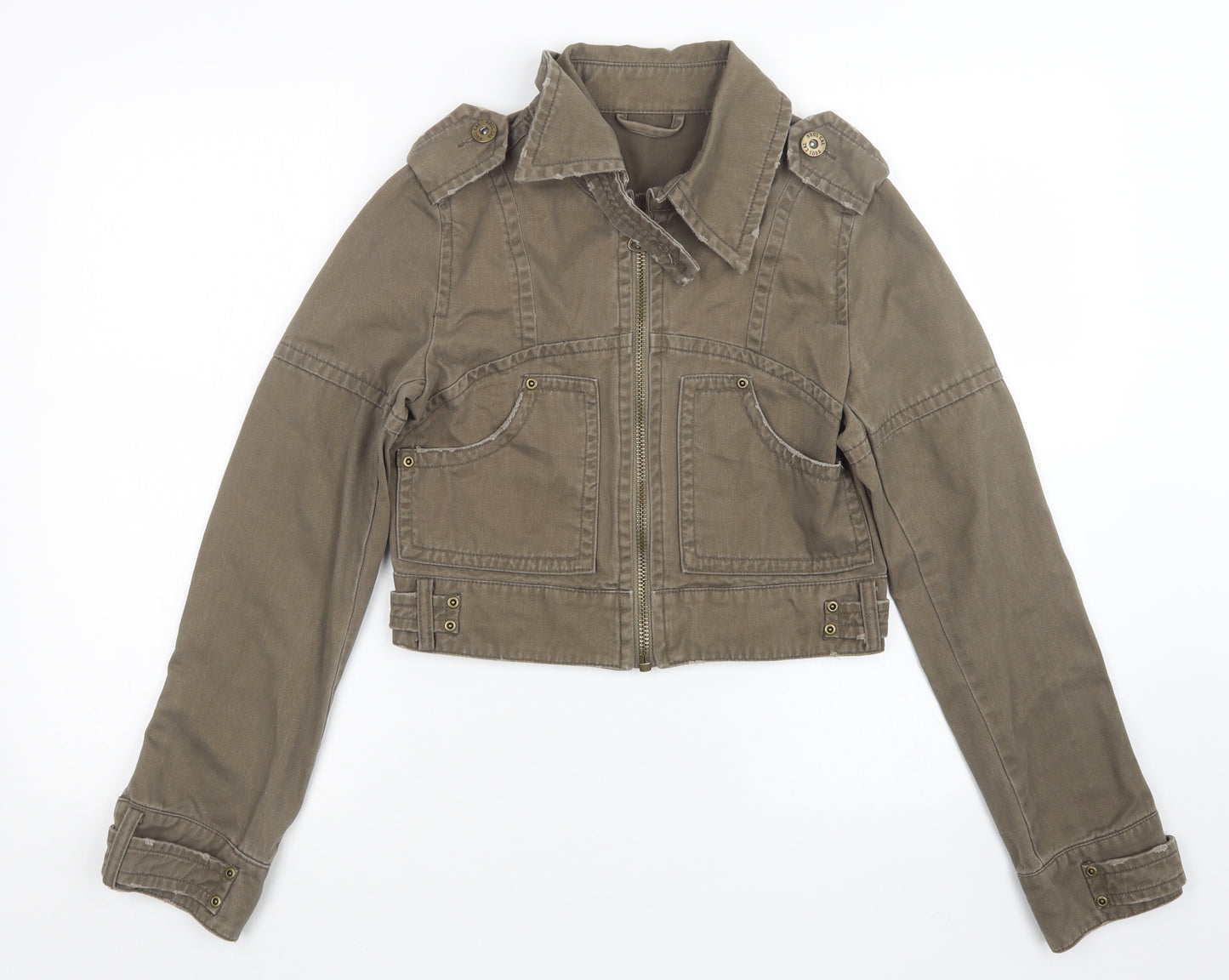 SoulCal&Co Womens Beige   Jacket  Size 10