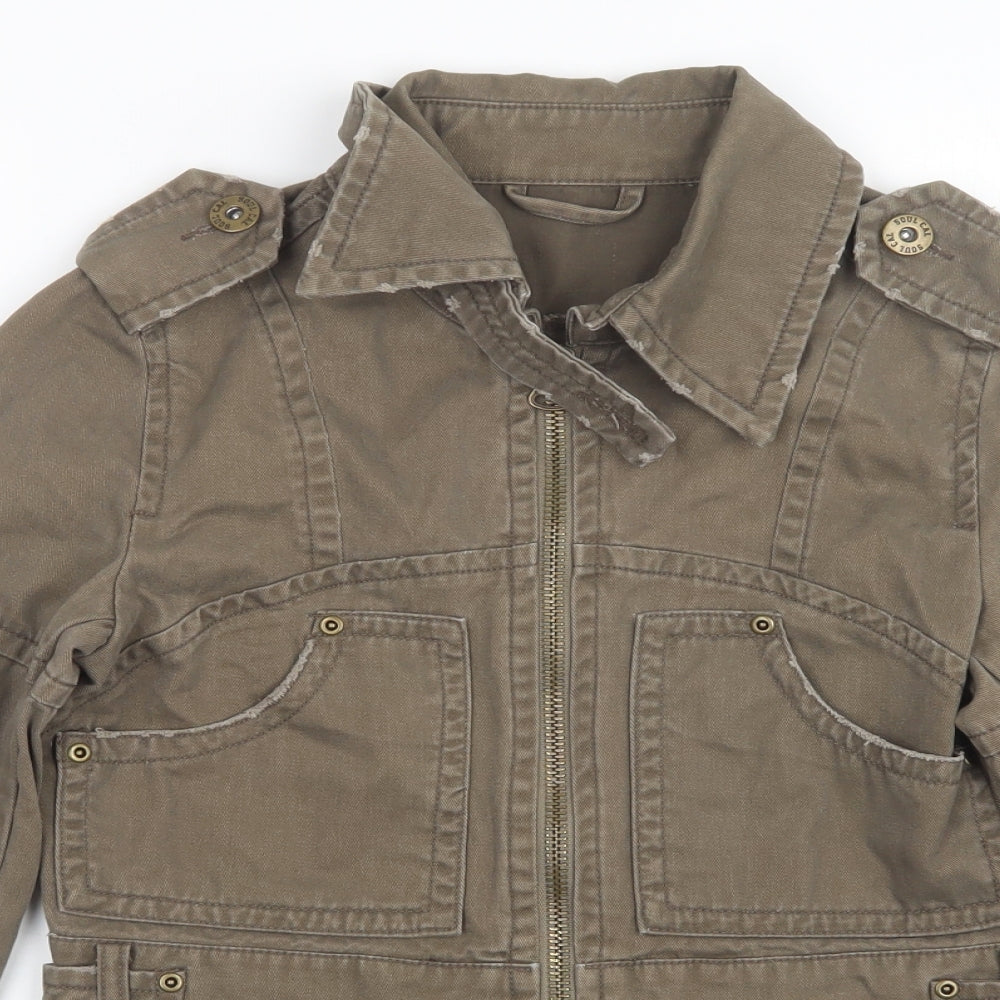 SoulCal&Co Womens Beige   Jacket  Size 10