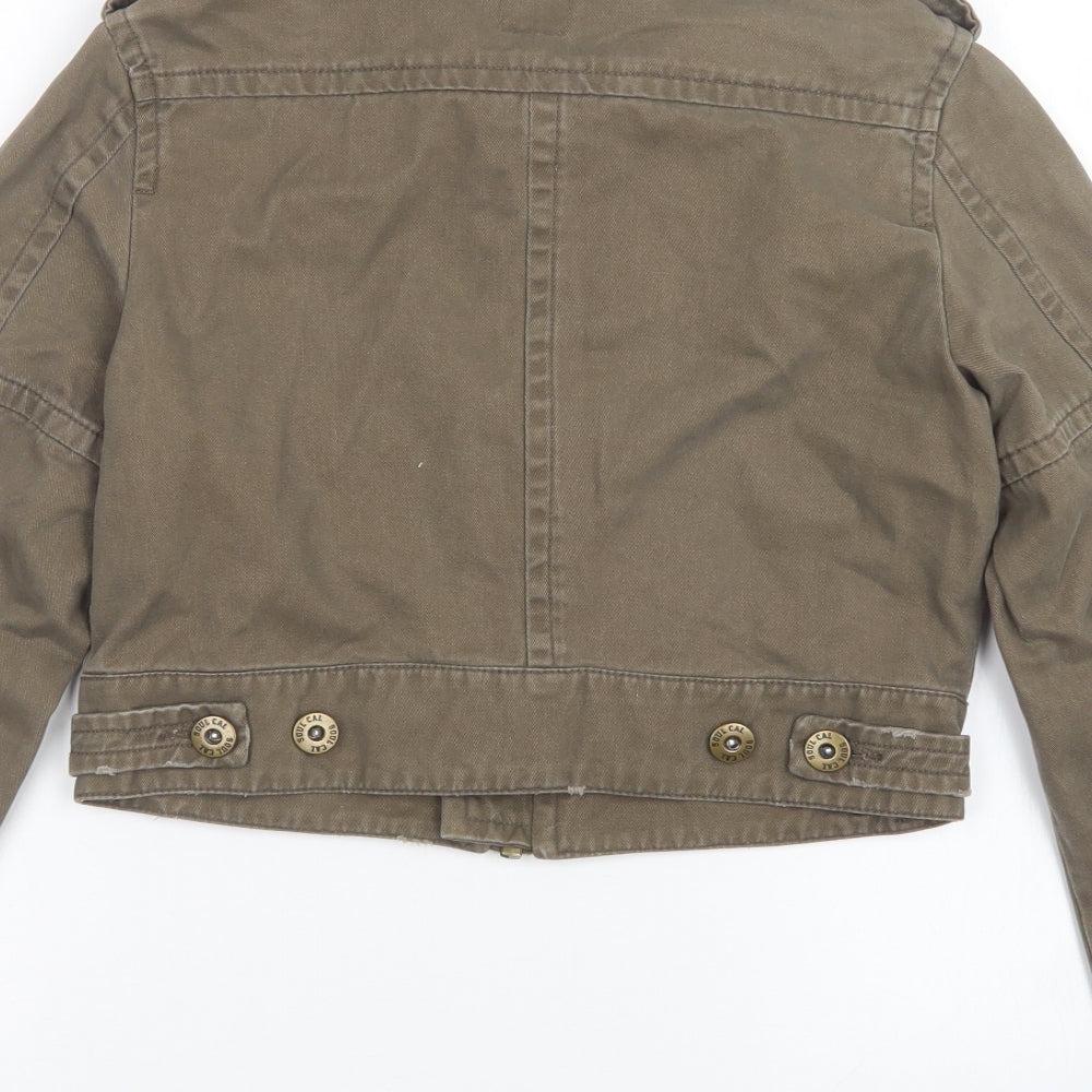 SoulCal&Co Womens Beige   Jacket  Size 10