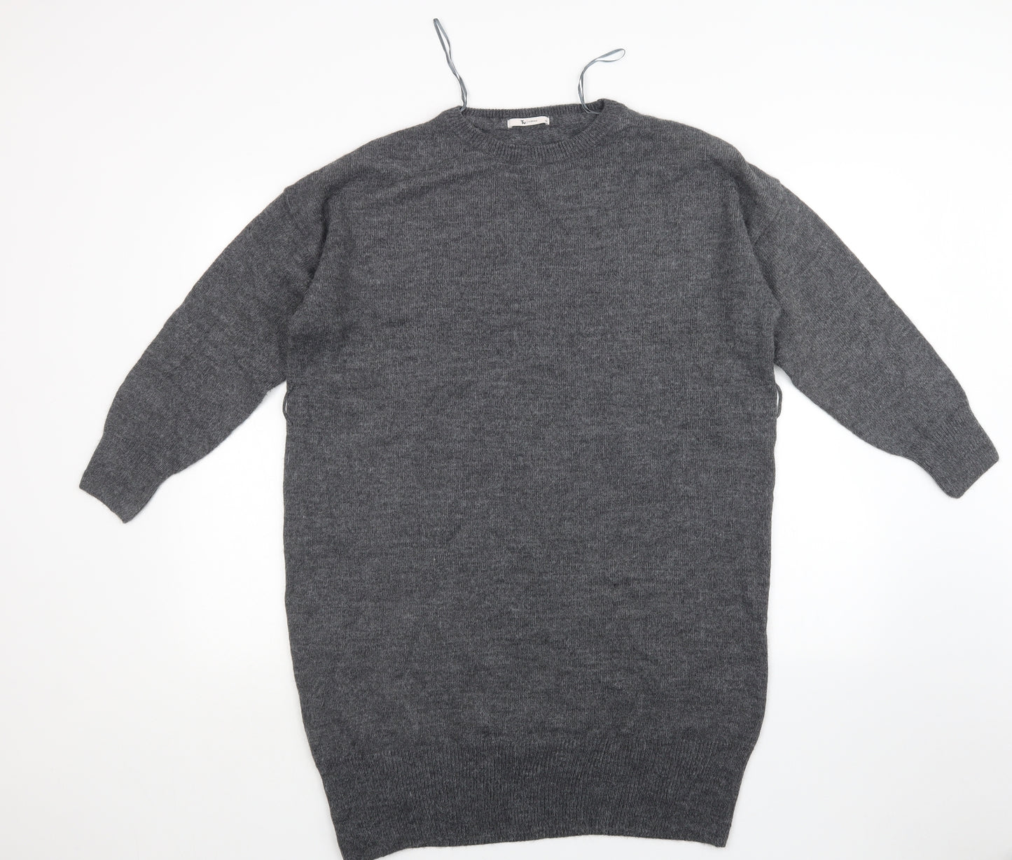 TU Womens Grey  Knit Jumper Dress  Size 20