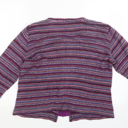 Per Una Womens Purple  Knit Cardigan Jumper Size L