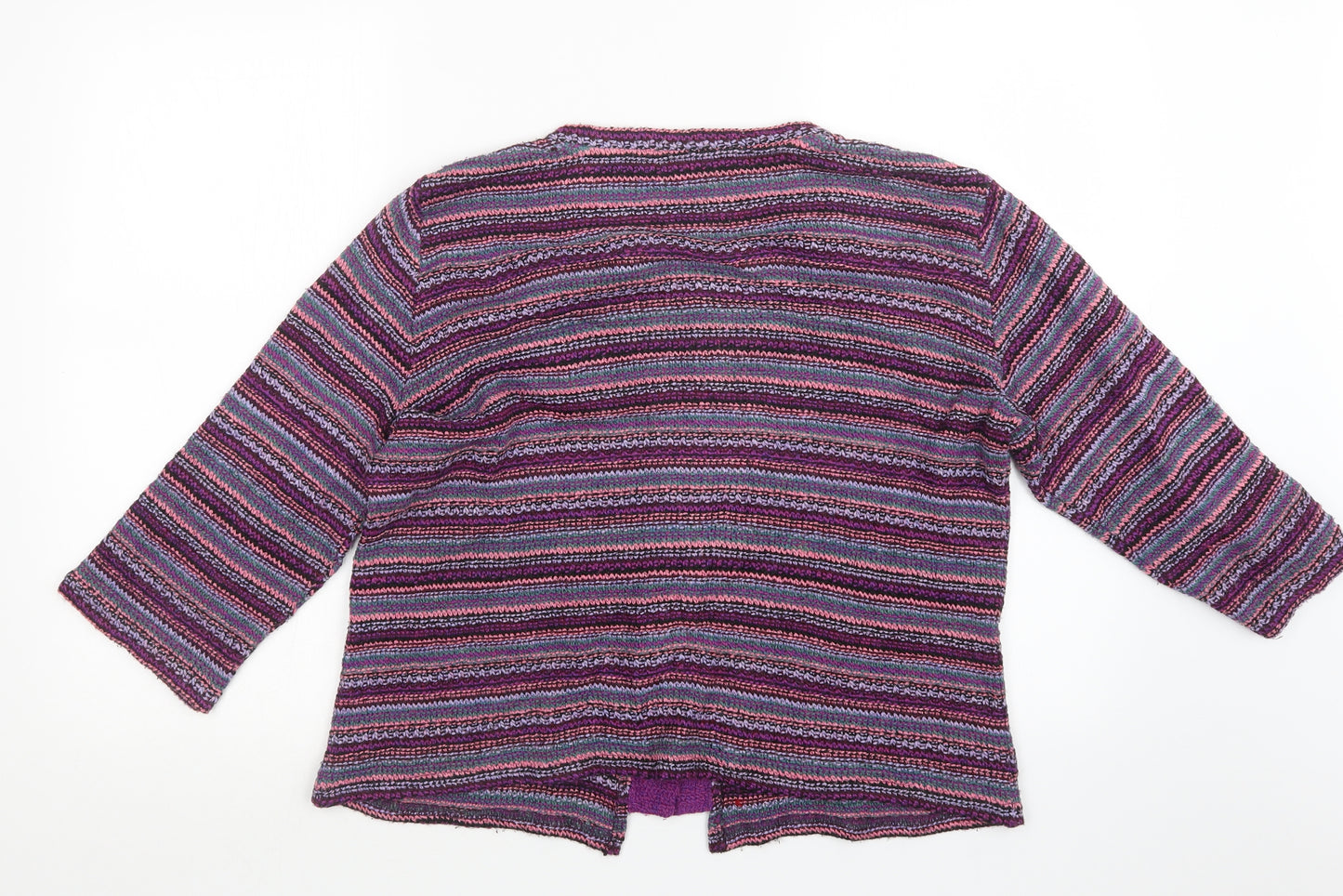 Per Una Womens Purple  Knit Cardigan Jumper Size L