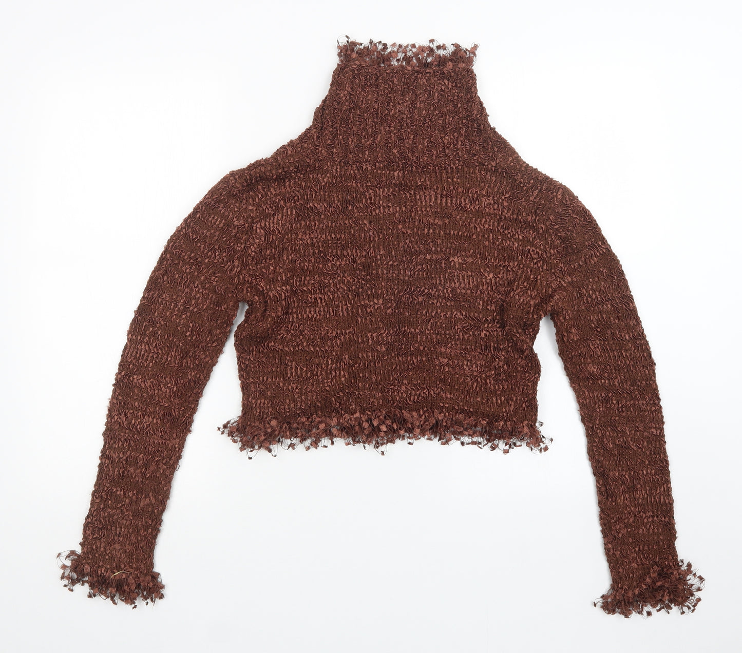 Xited Womens Brown  Knit Cardigan Jumper Size M