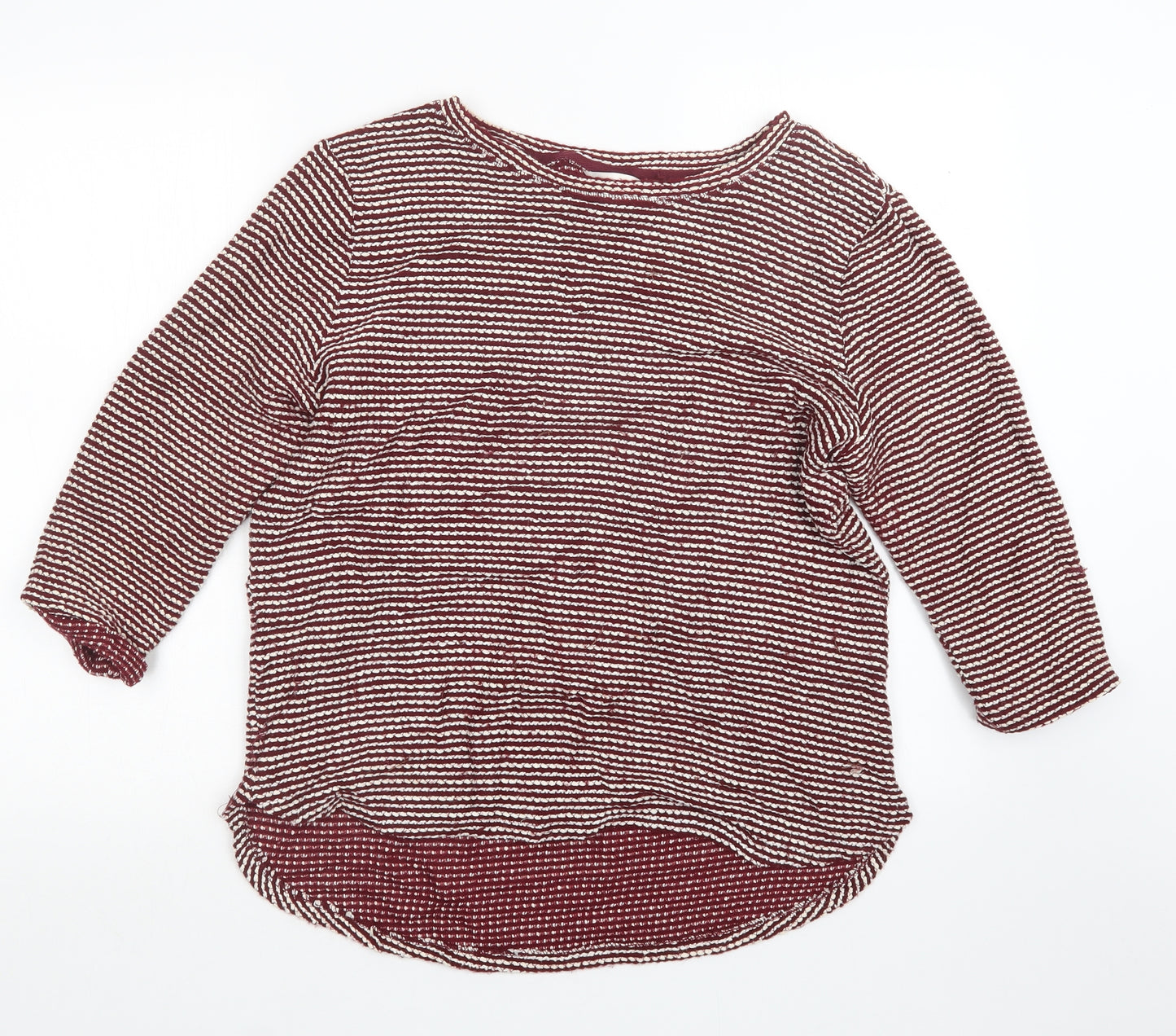 H&M Womens Red  Knit Pullover Jumper Size M