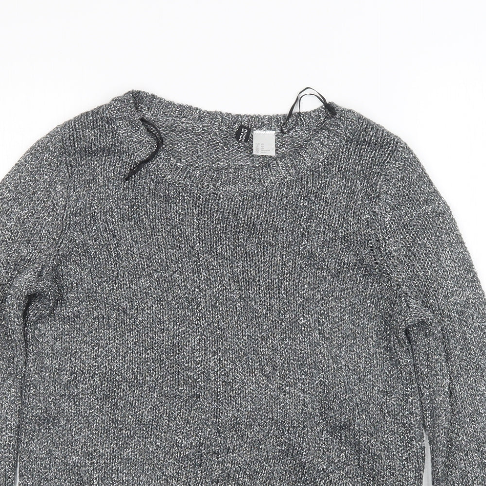 Divided by H&M Womens Grey   Pullover Jumper Size XS