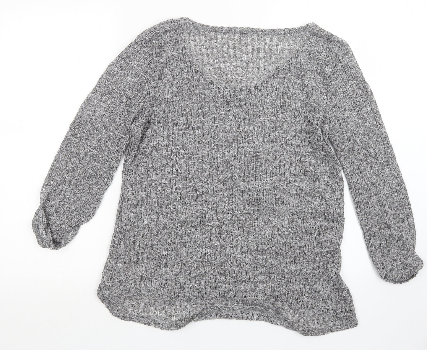 Peacocks Womens Grey   Pullover Jumper Size 14
