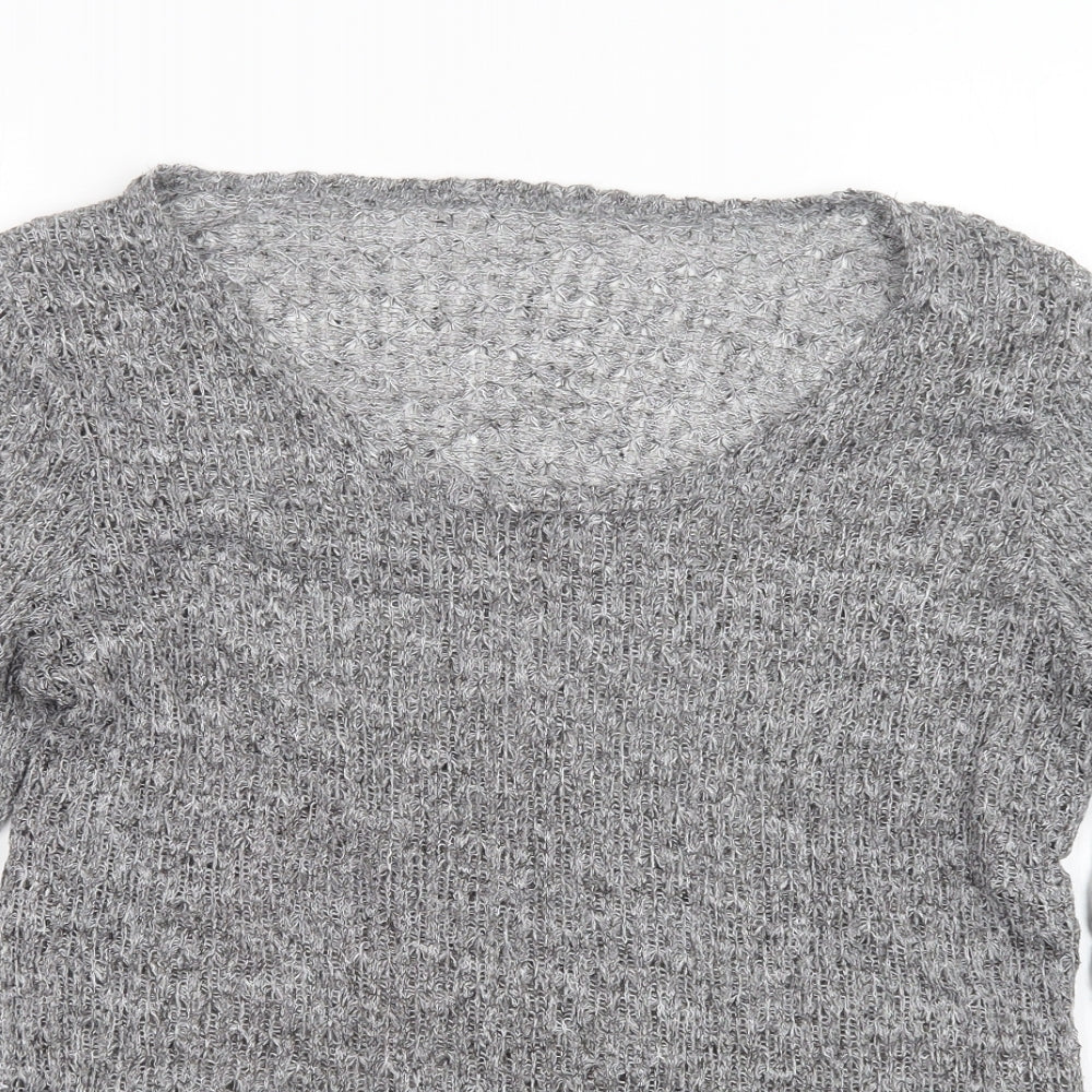 Peacocks Womens Grey   Pullover Jumper Size 14