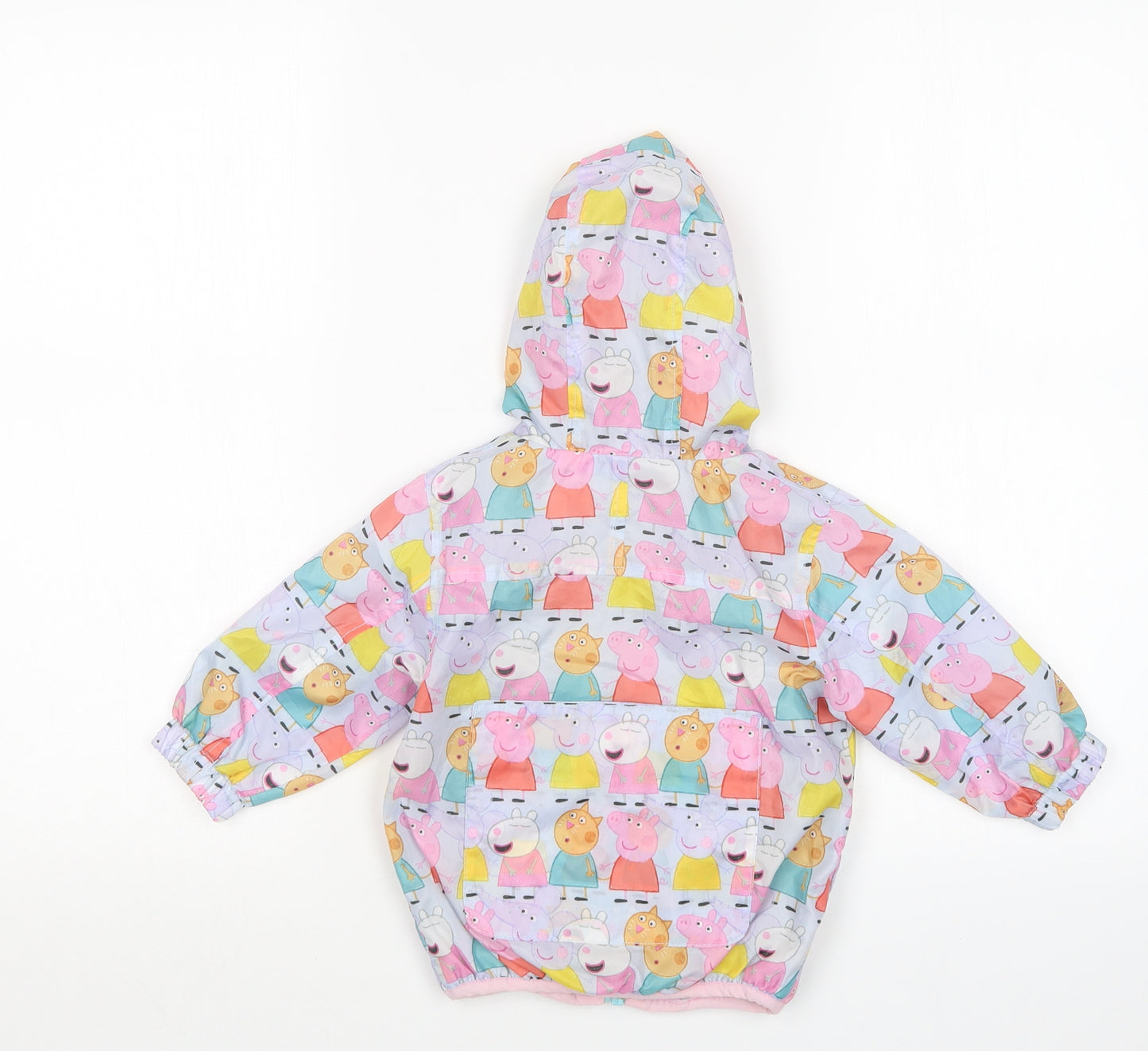 NEXT Girls Purple Geometric  Jacket  Size 9-12 Months  - Peppa Pig