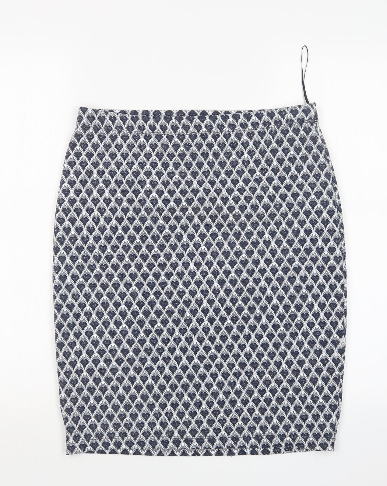 TU Womens Blue Geometric  Straight & Pencil Skirt Size 12