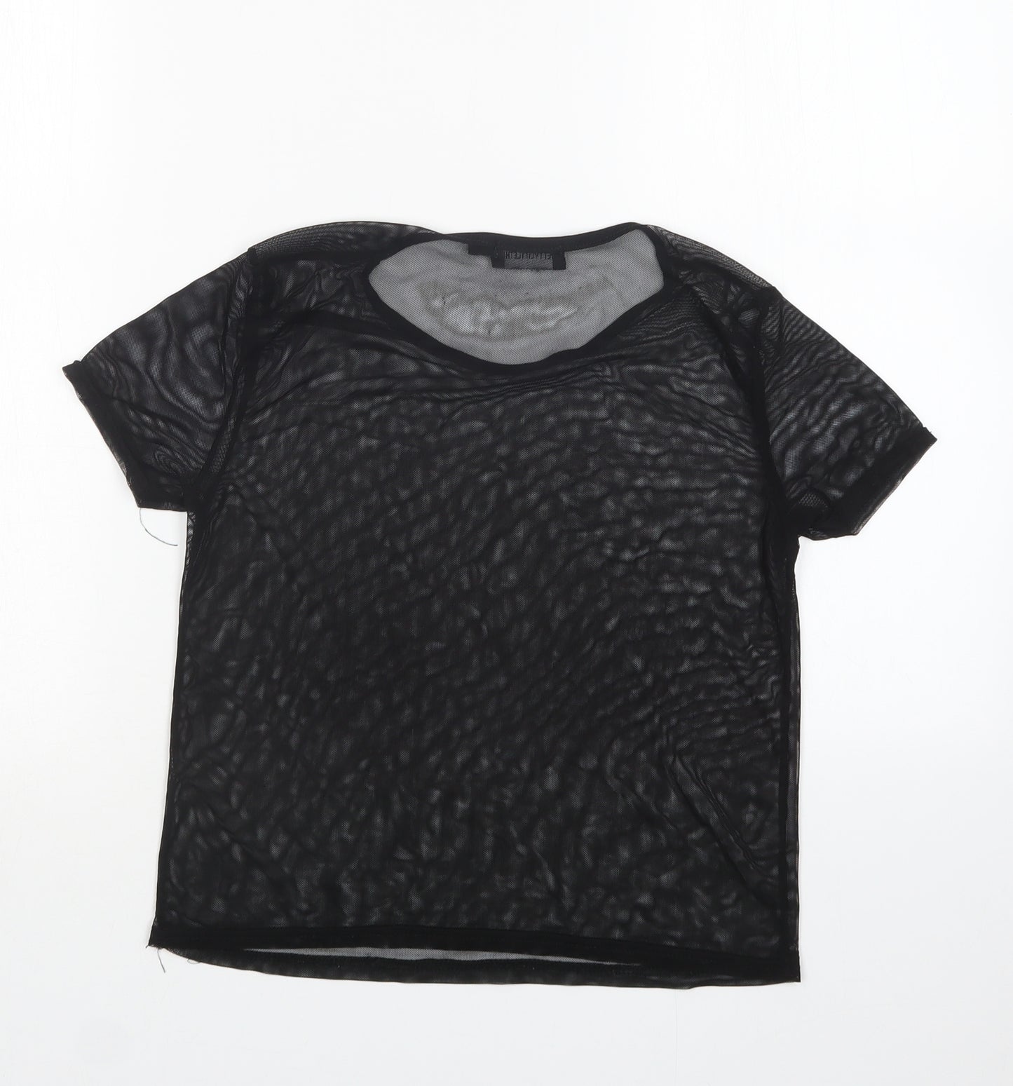 PRETTYLITTLETHING Womens Black   Basic T-Shirt Size 8