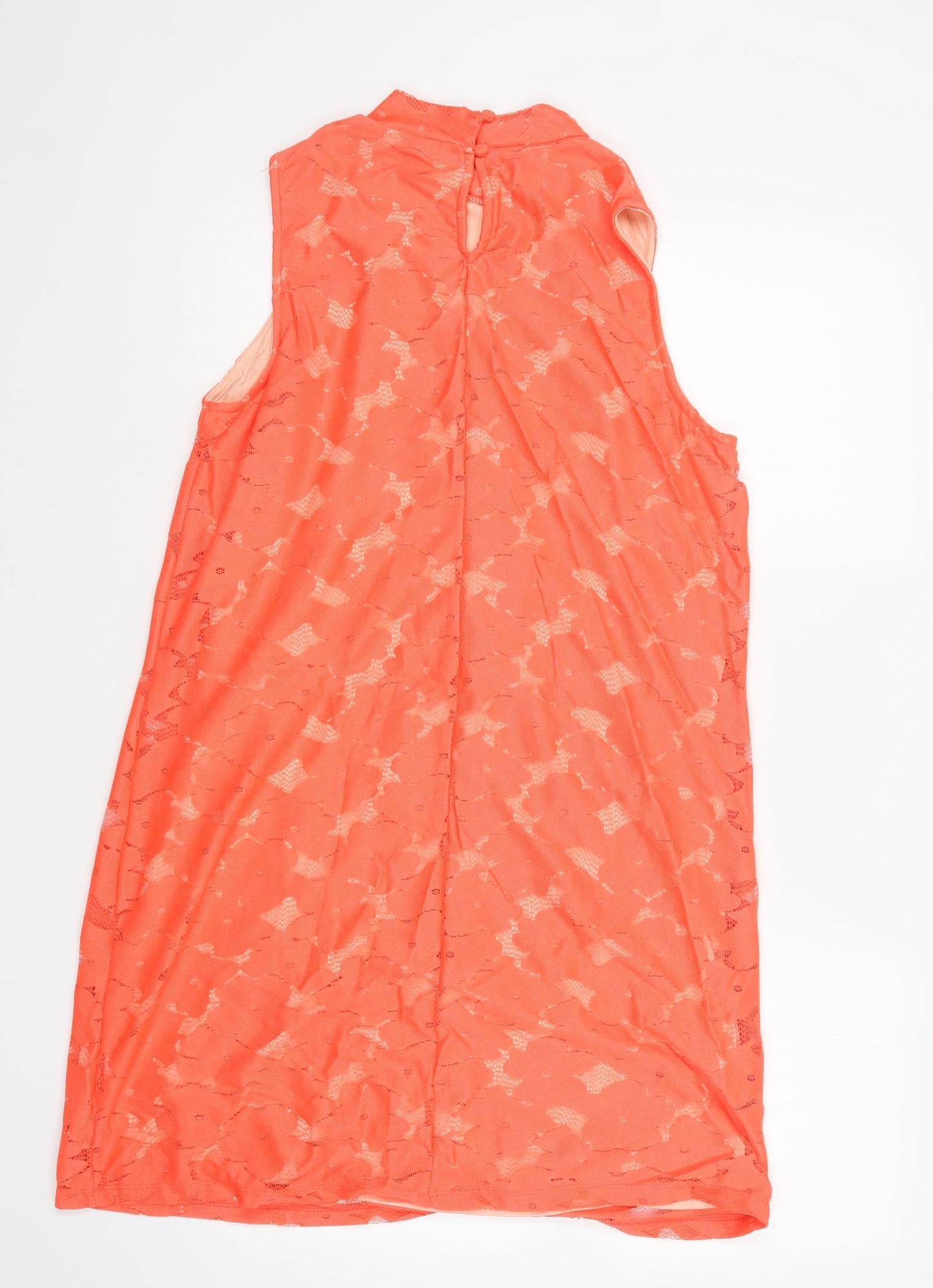 TU Womens Orange   Shirt Dress  Size 14