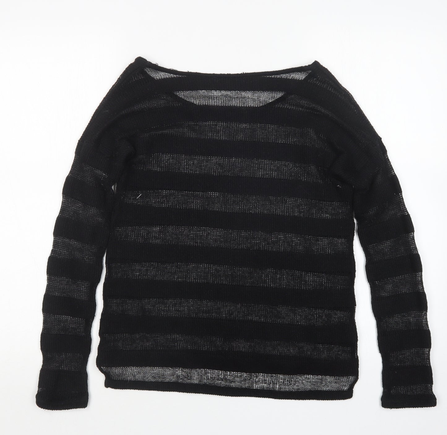 Atmosphere Womens Black  Knit Pullover Jumper Size 8