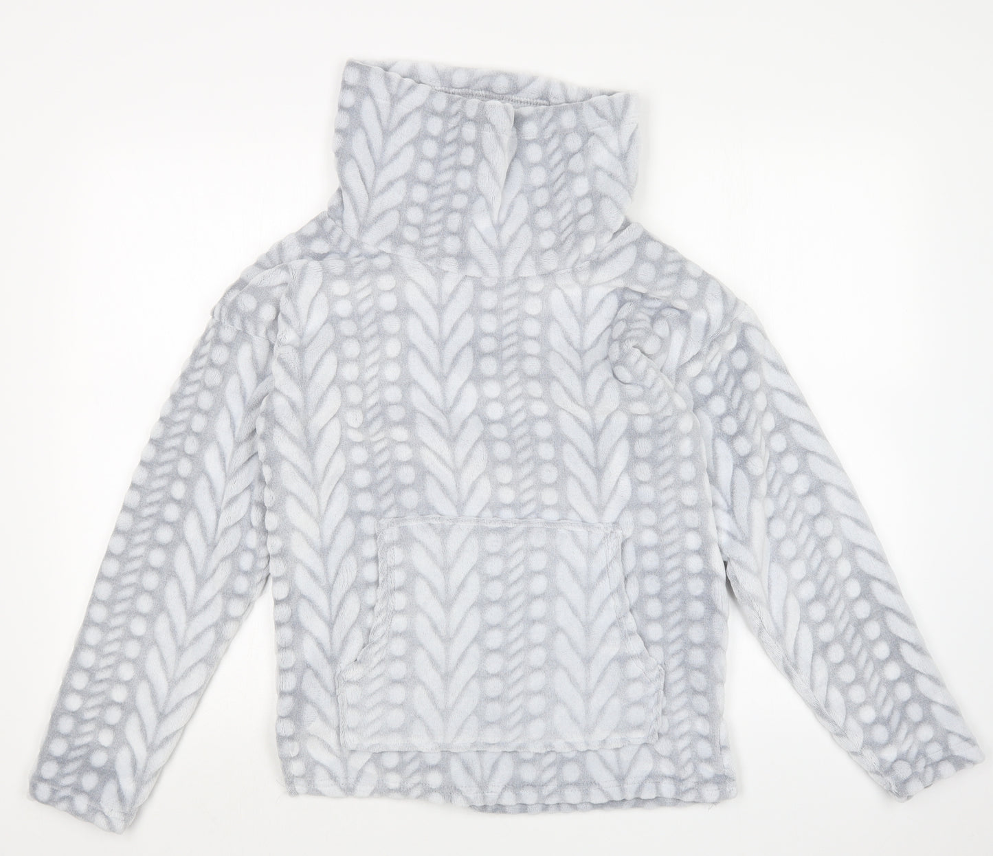 Nutmeg Womens Grey Geometric  Top One Piece Size 8