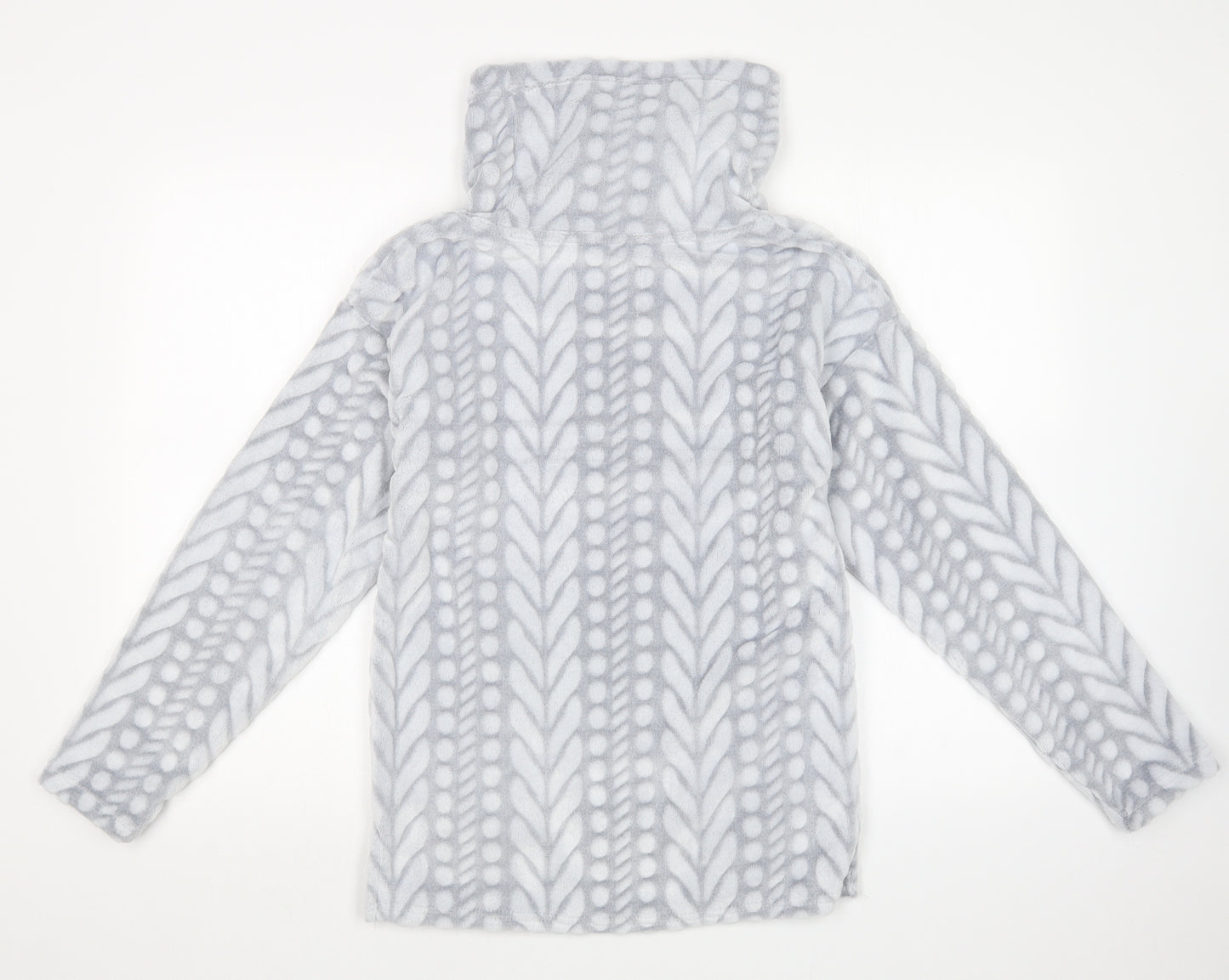 Nutmeg Womens Grey Geometric  Top One Piece Size 8