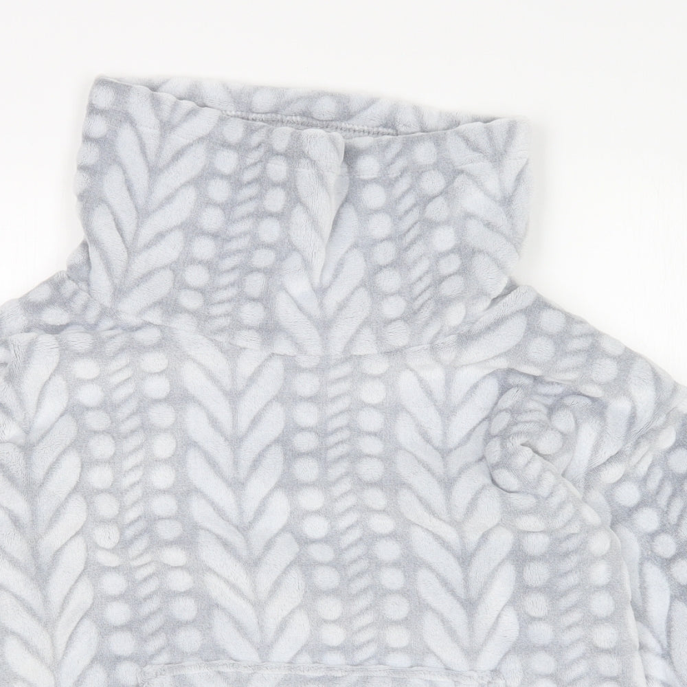 Nutmeg Womens Grey Geometric  Top One Piece Size 8