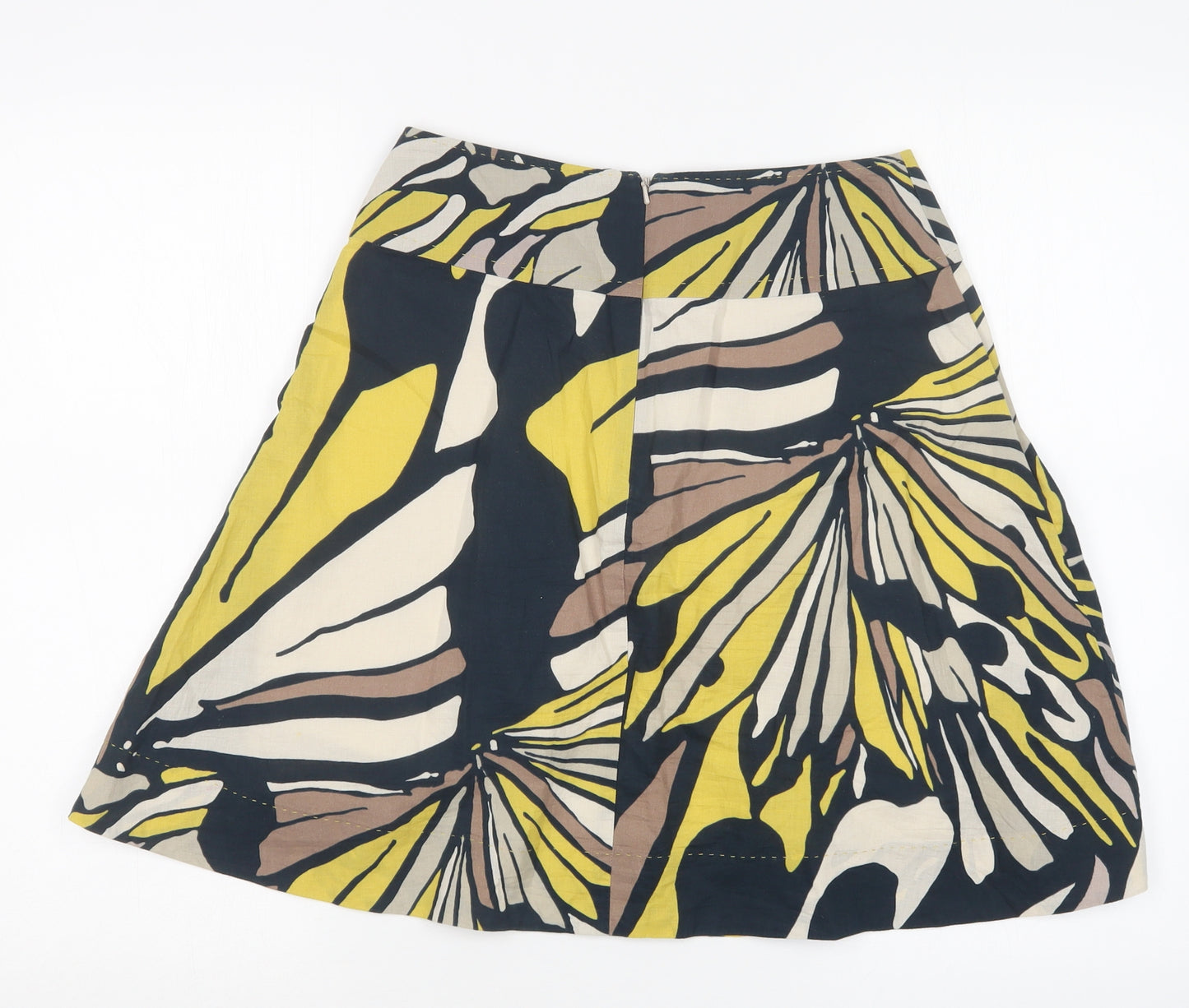 Marks and Spencer Womens Blue Geometric  A-Line Skirt Size 6
