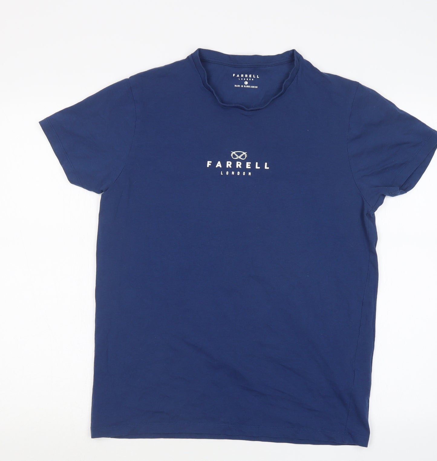 Farrell# Mens Blue    T-Shirt Size L