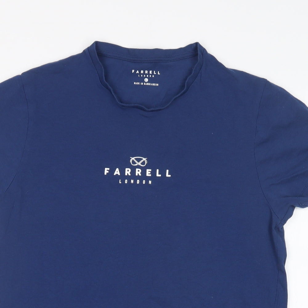 Farrell# Mens Blue    T-Shirt Size L