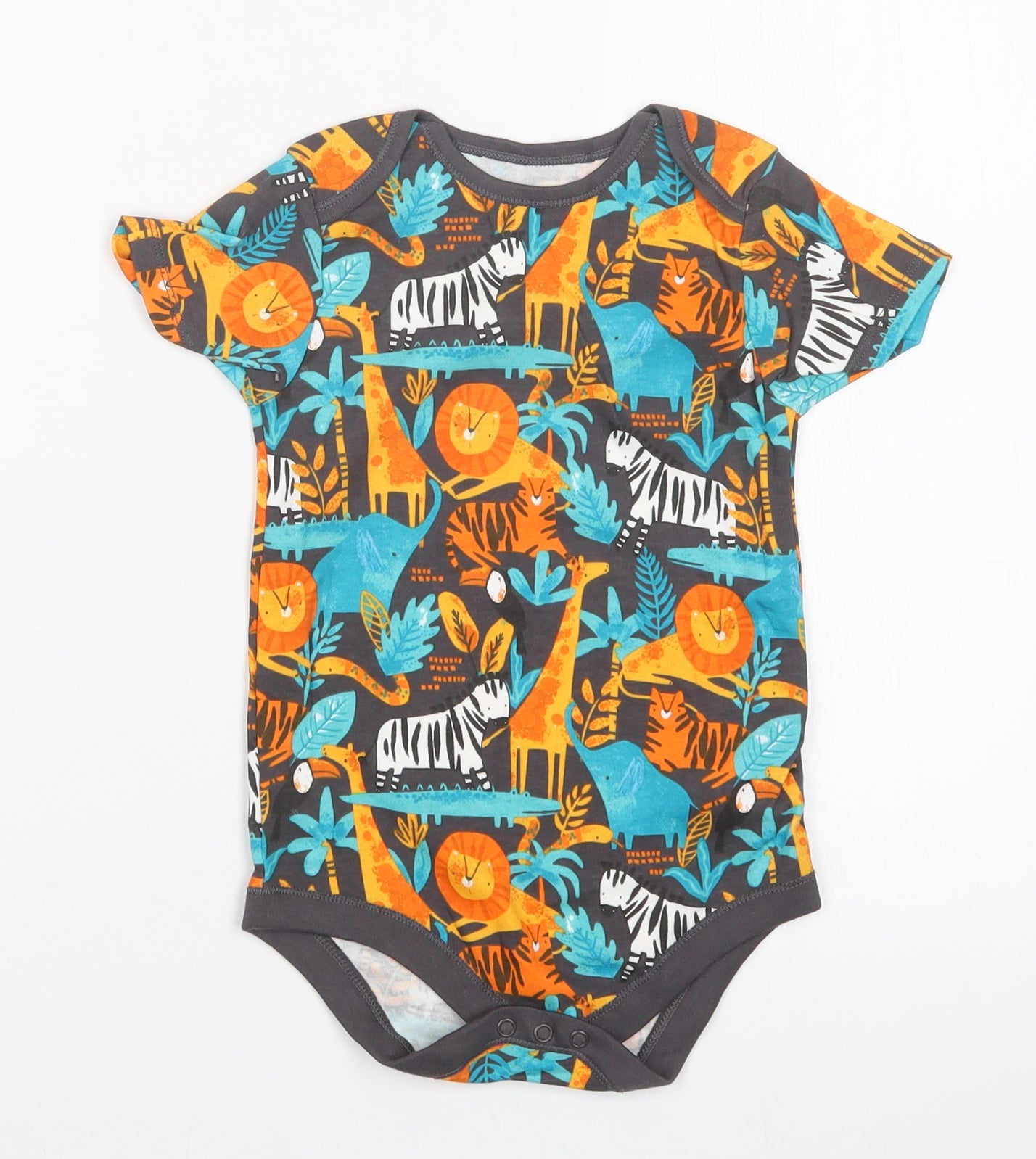 TU Boys Brown Geometric  Basic T-Shirt Size 2-3 Years  - Babygrow