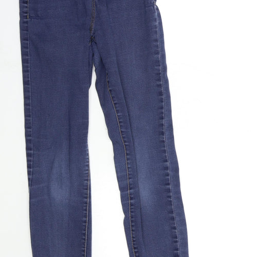 Denim & Co. Womens Blue  Denim Skinny Jeans Size 6 L25 in