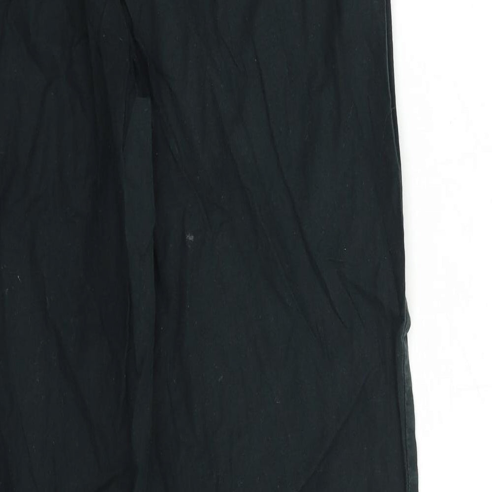 BHS Womens Black   Cargo Trousers Size 10 L28 in