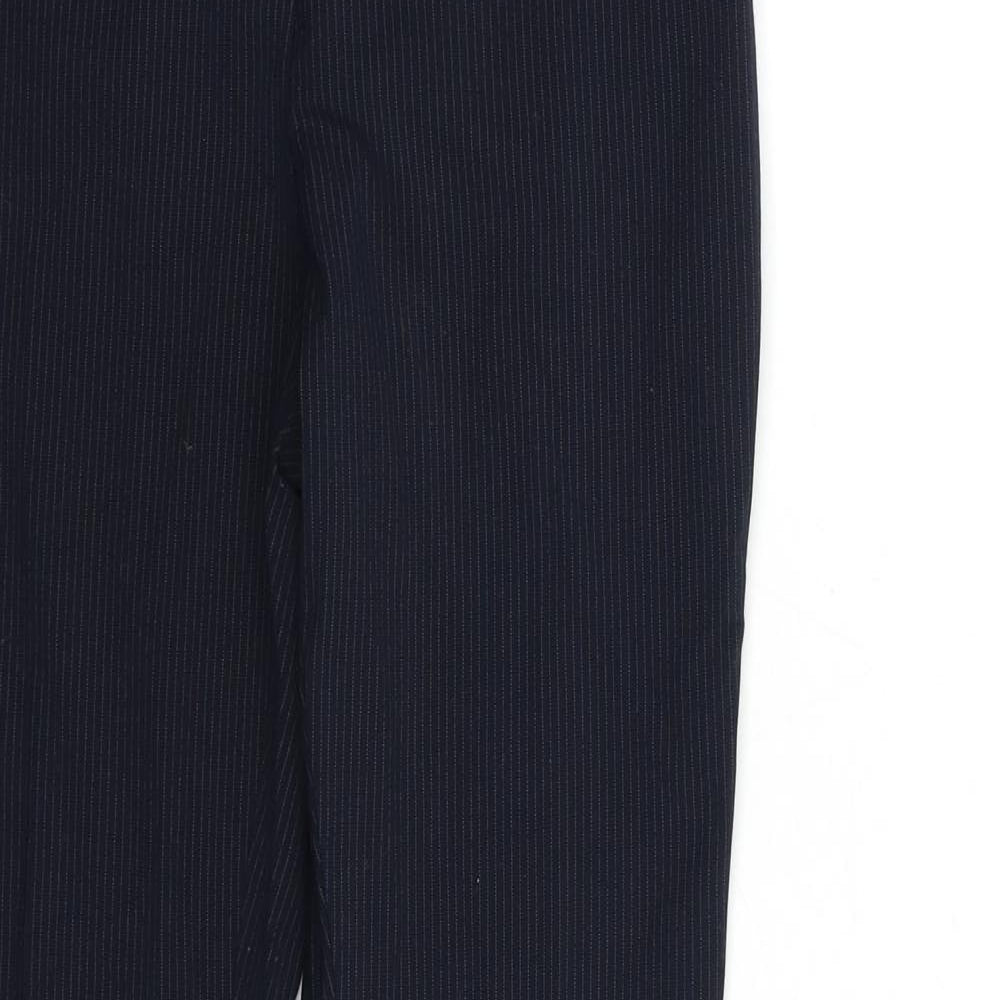 NEXT Womens Blue Striped  Trousers  Size 6 L29 in