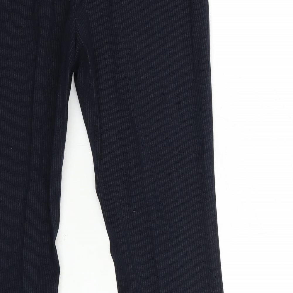 NEXT Womens Blue Striped  Trousers  Size 6 L29 in