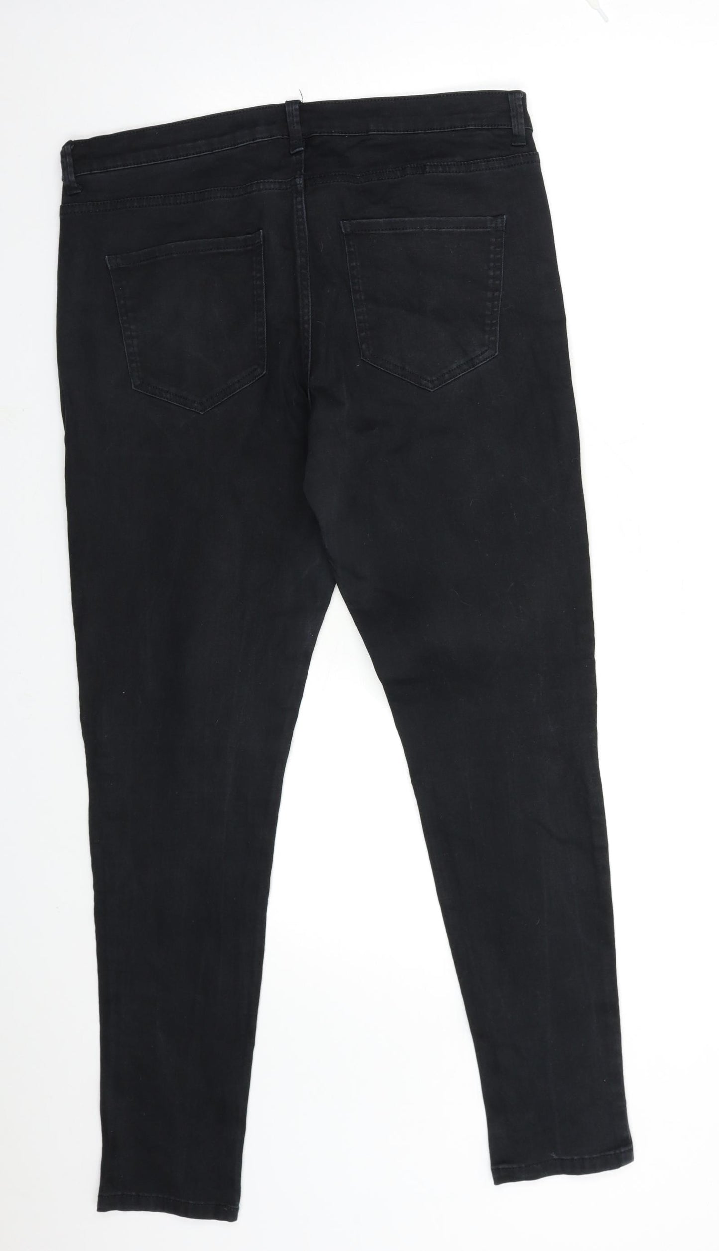 Principles Womens Black  Denim Skinny Jeans Size 14 L30 in