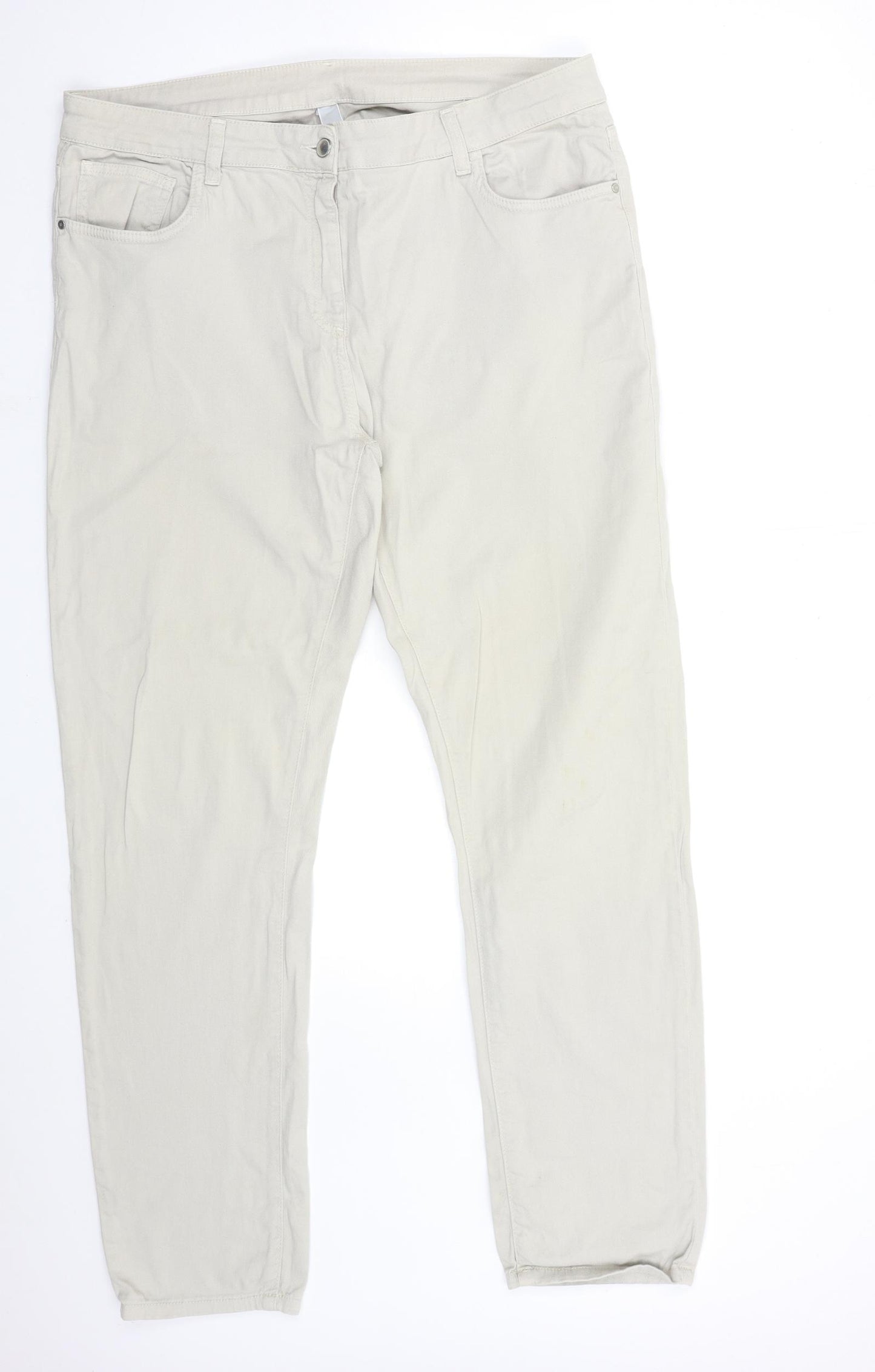 Wallis Womens Grey  Denim Tapered Jeans Size 10 L31 in