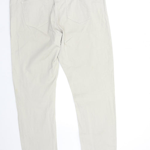 Wallis Womens Grey  Denim Tapered Jeans Size 10 L31 in