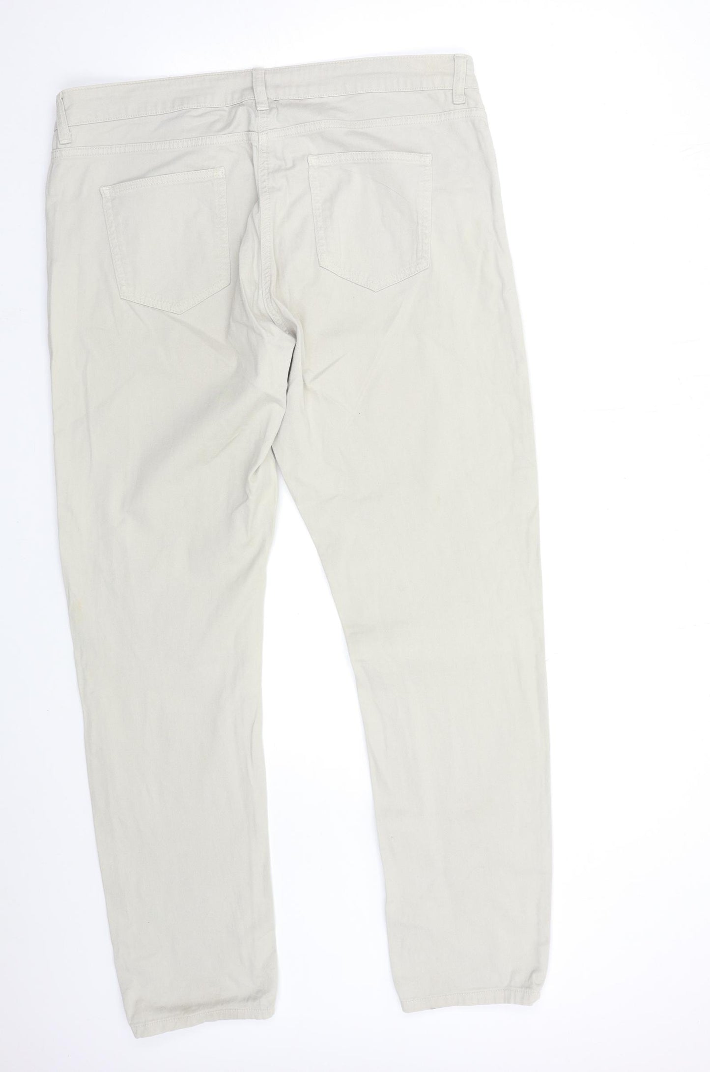 Wallis Womens Grey  Denim Tapered Jeans Size 10 L31 in