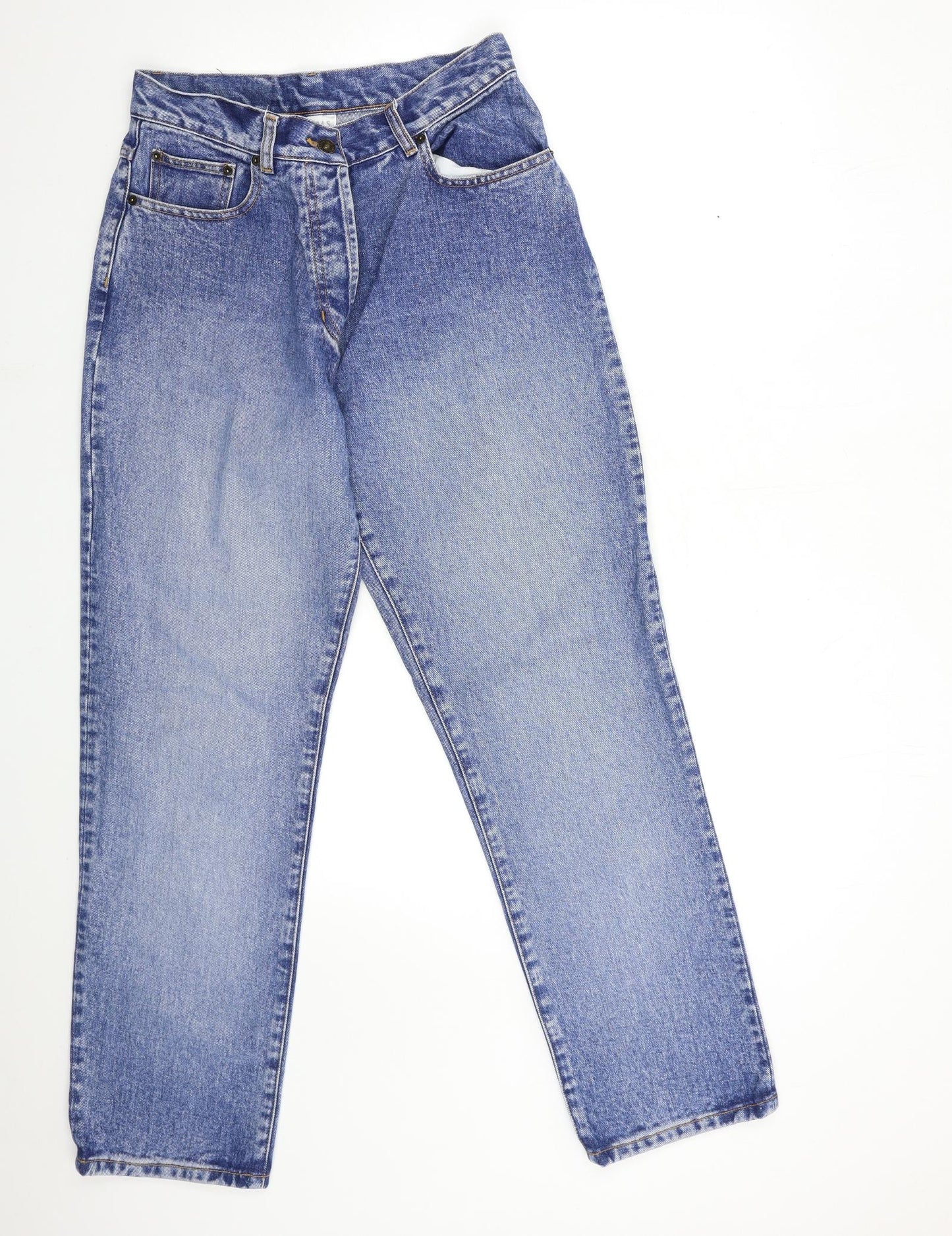 Tesco Womens Blue  Denim Straight Jeans Size 14 L30 in