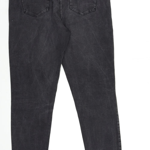 Avenue Womens Black  Denim Skinny Jeans Size 14 L29 in