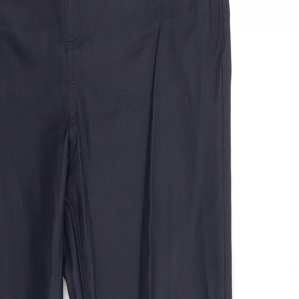 Marks and Spencer Womens Blue   Jegging Trousers Size 14 L28 in