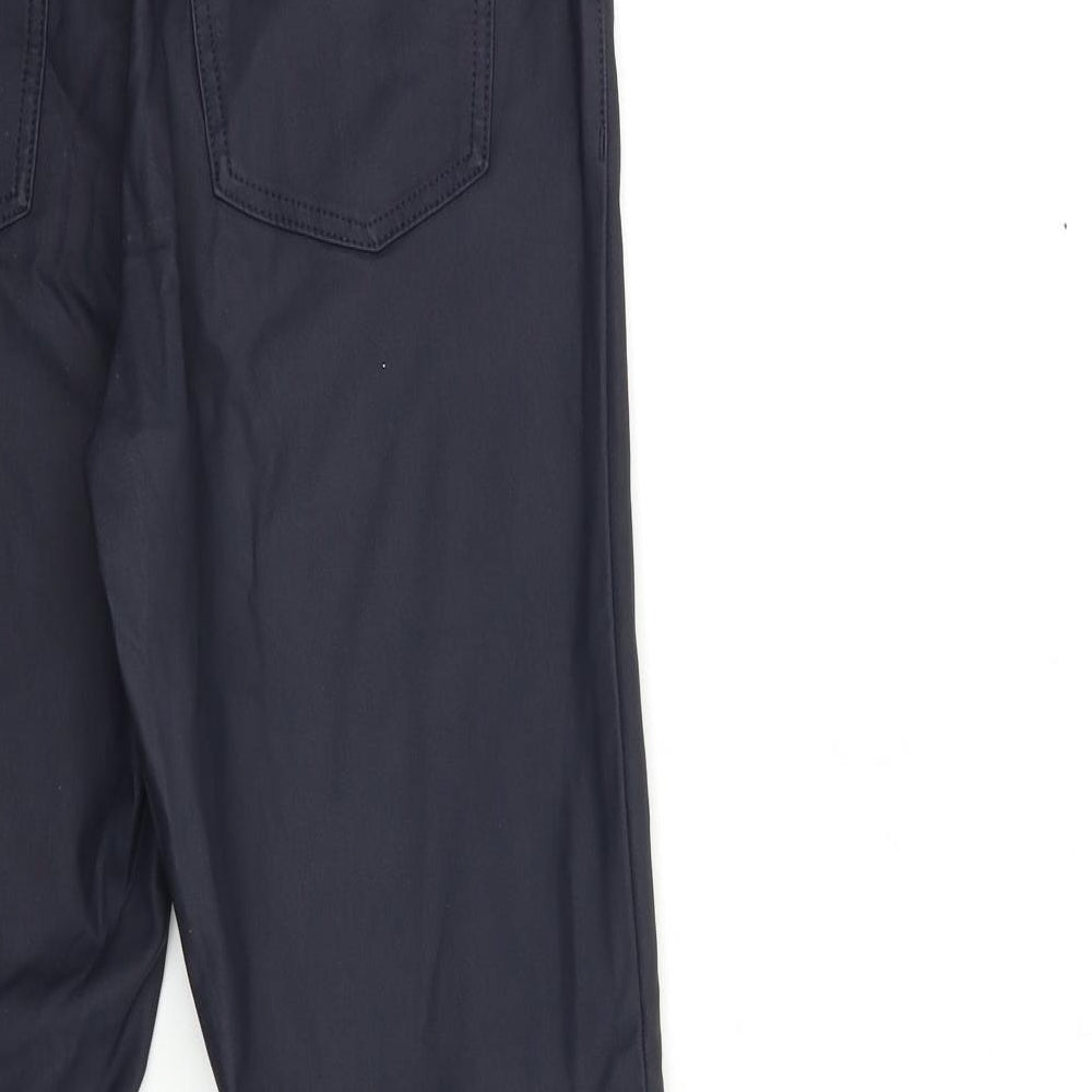 Marks and Spencer Womens Blue   Jegging Trousers Size 14 L28 in