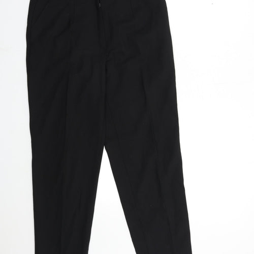Preworn Womens Black   Trousers  Size 28 in L29 in