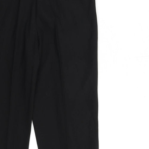 Preworn Womens Black   Trousers  Size 28 in L29 in