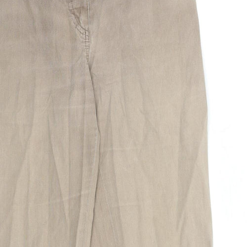 RESERVED Womens Brown  Denim Straight Jeans Size 32 in L30 in