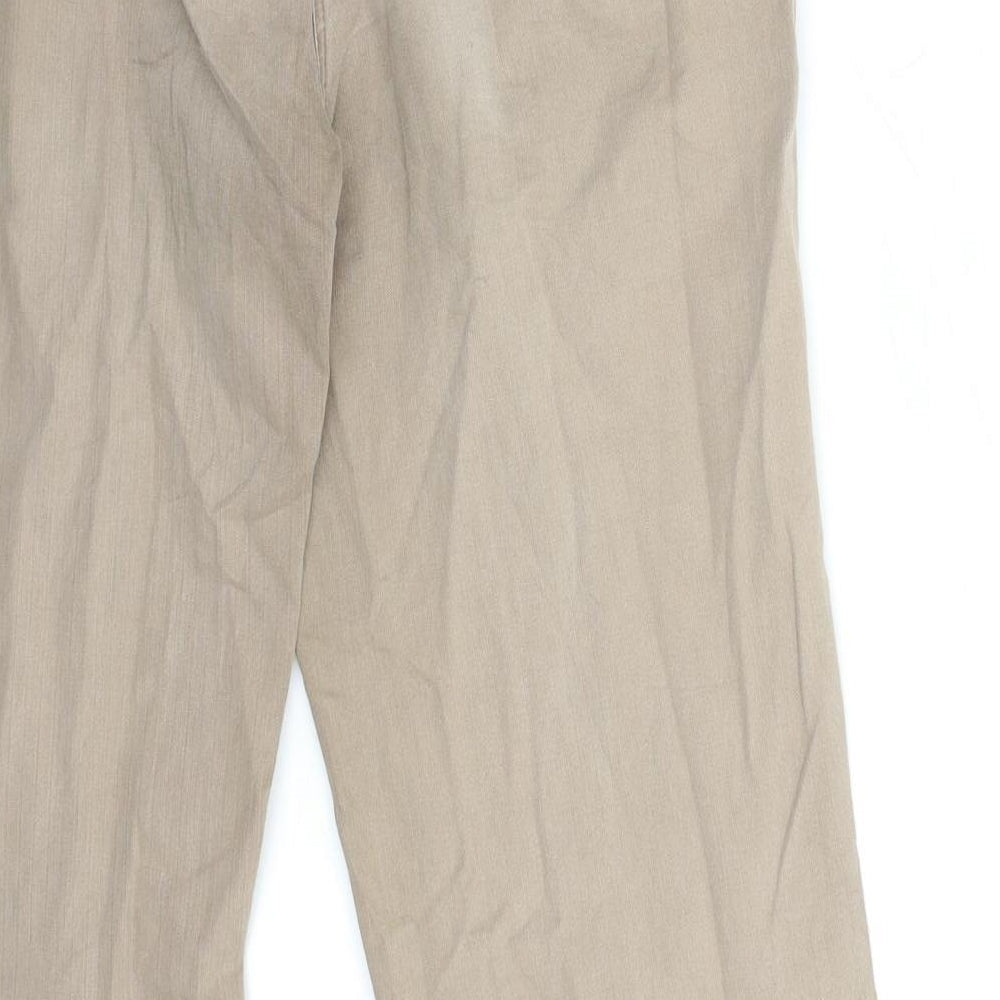 RESERVED Womens Brown  Denim Straight Jeans Size 32 in L30 in