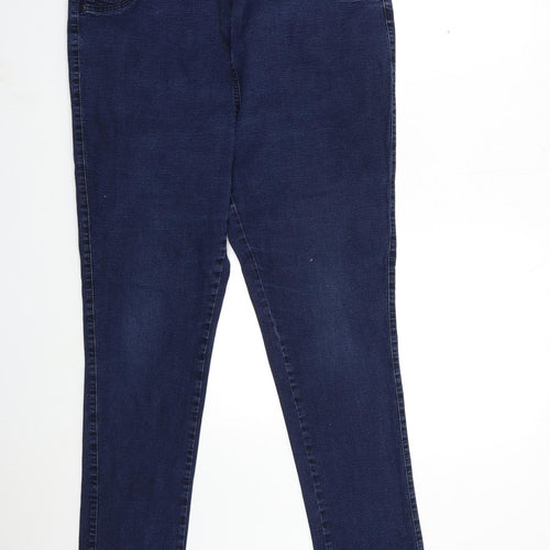 Preworn Womens Blue  Denim Jegging Jeans Size 38 in L31 in