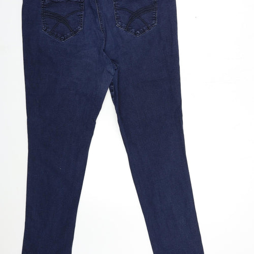 Preworn Womens Blue  Denim Jegging Jeans Size 38 in L31 in