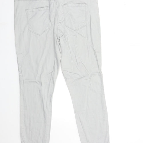 George Womens Grey  Denim Skinny Jeans Size 12 L27 in