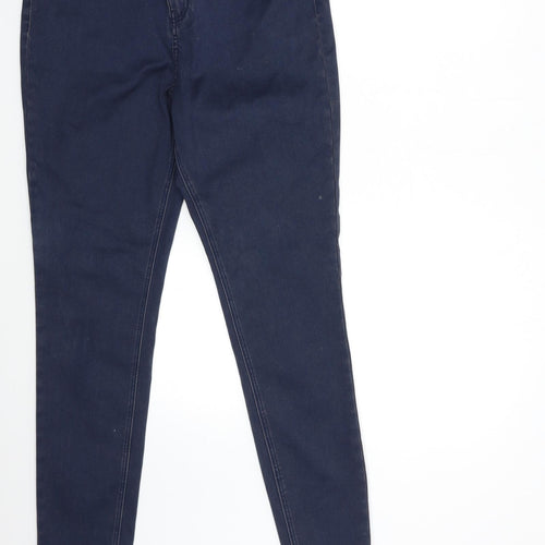 TU Womens Blue  Denim Skinny Jeans Size 14 L31 in