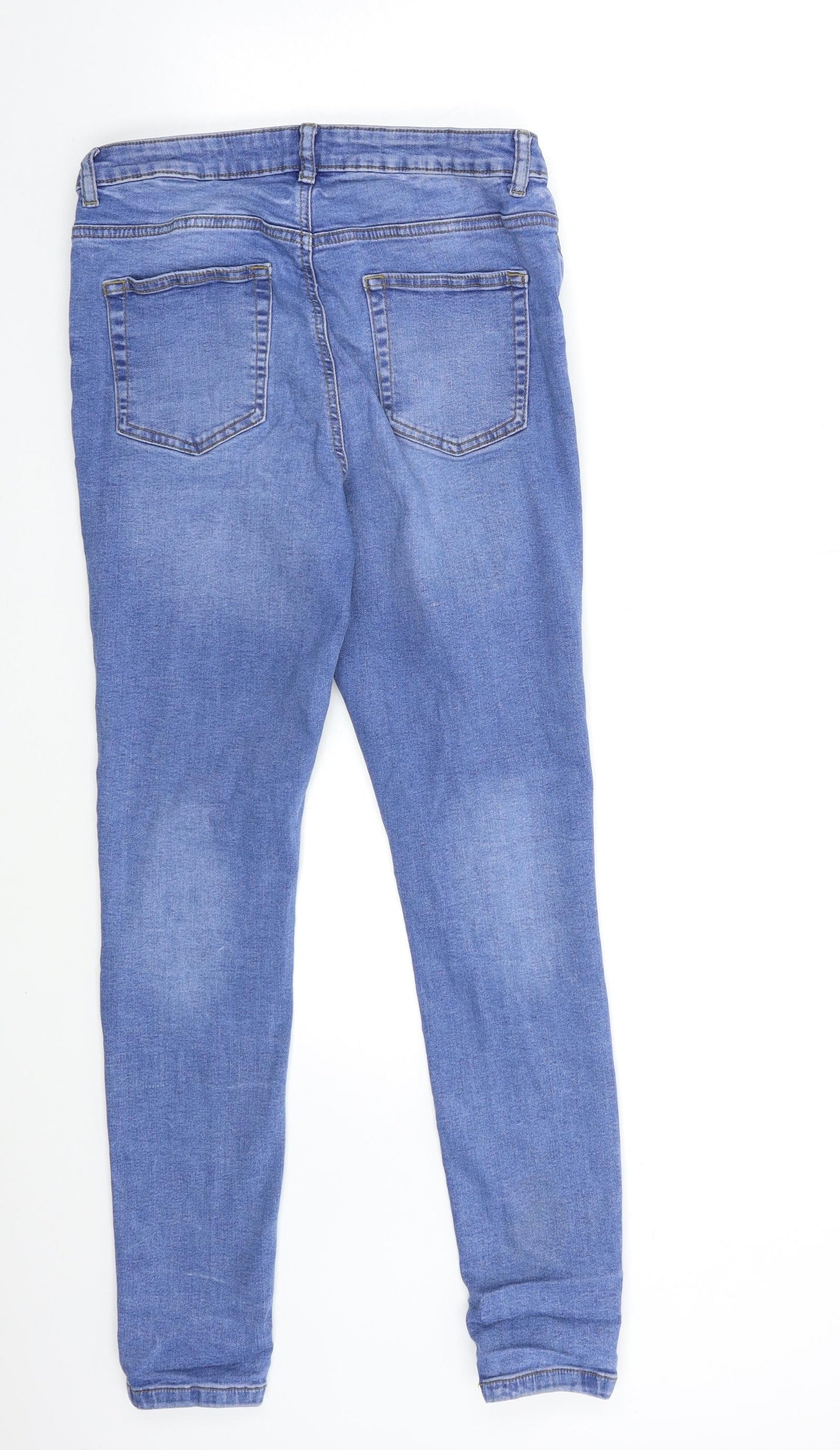 Denim & Co. Womens Blue  Denim Skinny Jeans Size 16 L29 in