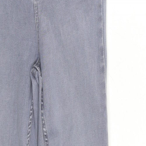 New Look Womens Grey  Denim Skinny Jeans Size 10 L20 in