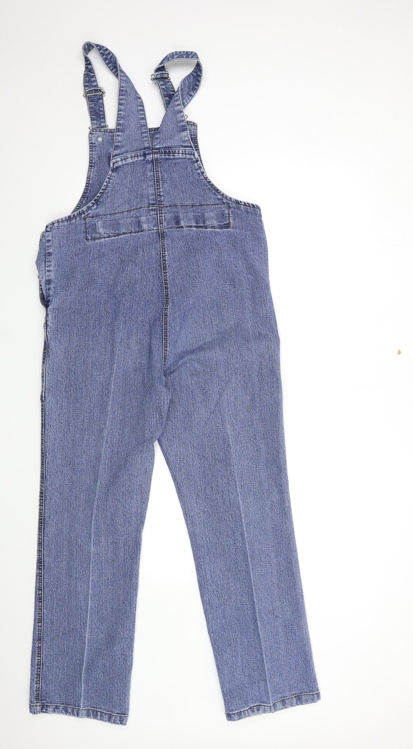 MISSWAN Womens Blue  Denim Dungaree One-Piece Size XL